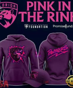 Florida Panthers Pink in the Rink 2026 Limited Edition Hoodie, Viral 3D Graphic Tee Florida Panthers Pink IN The Rink 2026 Limited Edition Hoodie