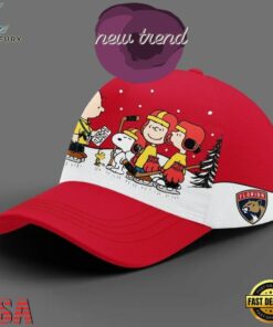 Florida Panthers x Peanuts Night 2026 Limited Edition Cap, Fashion Baseball Cap Florida Panthers X Peanuts Night 2026 Limited Edition Cap
