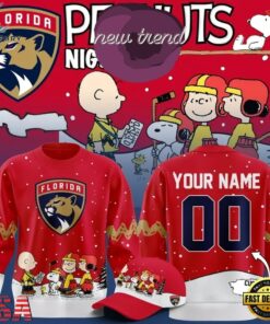 Florida Panthers x Peanuts Night 2026 Limited Edition Sweatshirt, Viral 3D Graphic Tee Florida Panthers X Peanuts Night 2026 Limited Edition Sweatshirt