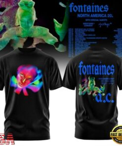 Fontaines D.C. North America 2027 Tour Limited Edition T Shirt, Trending Music 3D Tee Fontaines D C North America 2027 Tour Limited Edition T Shirt
