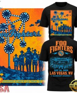 Foo Fighters Allegiant Stadium Las Vegas Tour 2026 T Shirt, Trending Music 3D Tee Foo Fighters Allegiant Stadium Las Vegas Tour 2026 T Shirt