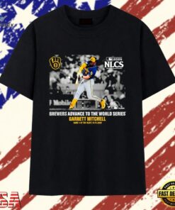 Garrett Mitchell Milwaukee Brewers Advance to the 2026 World Series T Shirt, Trendy 2D Print Shirt Garrett Mitchell Milwaukee Brewers Advance TO The 2026 World Series T Shirt