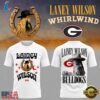 Georgia Bulldogs x Lainey Wilson WHIRLWIND Event Show Vintage White T Shirt, Trending Music 3D Tee Georgia Bulldogs X Lainey Wilson Whirlwind Event Show Vintage White T Shirt