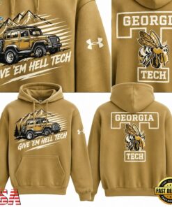 Georgia Tech Football 2026 Reck Day Give ‘Em Hell Tech Hoodie, Viral 3D Graphic Tee Georgia Tech Football 2026 Reck Day Give EM Hell Tech Hoodie