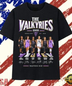 Golden State Valkyries 2026 Players Abbey Road Signatures T Shirt, Trendy 2D Print Shirt Golden State Valkyries 2026 Players Abbey Road Signatures T Shirt