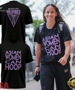 Golden State Valkyries ASIAN WOMEN CAN HOOP T Shirt, Viral 3D Graphic Tee Golden State Valkyries Asian Women Can Hoop T Shirt