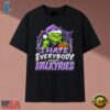 Golden State Valkyries I Hate Everybody Except Valkyries Grinch T Shirt, Trendy 2D Print Shirt Golden State Valkyries I Hate Everybody Except Valkyries Grinch T Shirt
