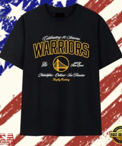 Golden State Warriors 2026 2027 GS Warriors Celebrating 80 Seasons T Shirt, Trendy 2D Print Shirt Golden State Warriors 2026 2027 GS Warriors Celebrating 80 Seasons T Shirt