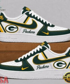 Green Bay Packers 2026 NFL Team Air Force 1 Shoes Sneakers, NFL Fan AF1 Shoes Green Bay Packers 2026 Nfl Team Air Force 1 Shoes Sneakers