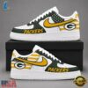 Green Bay Packers NFL American Flag Football Team Limited Air Force 1 Shoes Sneakers, NFL Fan AF1 Shoes Green Bay Packers Nfl American Flag Football Team Limited Air Force 1 Shoes Sneakers