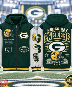 Green Bay Packers NFL Gridiron Heritage Zip Hoodie, Sports Fans 3D Shirt Green Bay Packers Nfl Gridiron Heritage Zip Hoodie