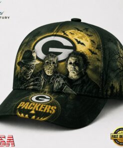 Green Bay Packers NFL Horror Night Halloween 2026 Design Classic Cap, Football Limited Edition Cap Green Bay Packers Nfl Horror Night Halloween 2026 Design Classic Cap