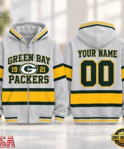 Green Bay Packers NFL Varsity Stripe Zip Hoodie, Sports Fans 3D Shirt Green Bay Packers Nfl Varsity Stripe Zip Hoodie