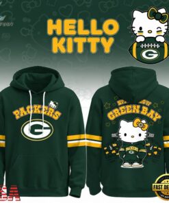 Green Bay Packers x Hello Kitty 2026 Limited Edition Hoodie, Viral 3D Graphic Tee Green Bay Packers X Hello Kitty 2026 Limited Edition Hoodie