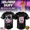 Hilary Duff The Lucky Me Tour Limited Edition Signed Baseball Jersey, Music Artist Baseball Jersey Hilary Duff The Lucky ME Tour Limited Edition Signed Baseball Jersey