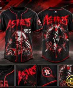 Houston Astros x Slipknot Stadium Tour 2027 Limited Edition Baseball Jersey, Music Artist Baseball Jersey Houston Astros X Slipknot Stadium Tour 2027 Limited Edition Baseball Jersey