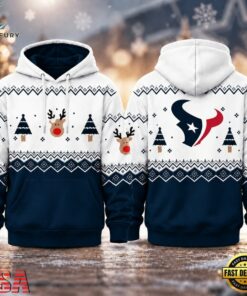 Houston Texans NFL Christmas Game Day Hoodie Shirt, Sports Fans 3D Shirt Houston Texans Nfl Christmas Game Day Hoodie Shirt