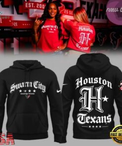 Houston Texans Swarm City 2026 Black Hoodie, Viral 3D Graphic Tee Houston Texans Swarm City 2026 Black Hoodie