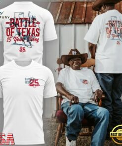 Houston Texans vs Cowboys Matchup Battle of Texas 25 Years Strong T Shirt, Viral 3D Graphic Tee Houston Texans VS Cowboys Matchup Battle OF Texas 25 Years Strong T Shirt