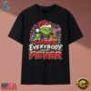 Indiana Fever I Hate Everybody Except Fever Grinch Christmas T Shirt, Trendy 2D Print Shirt Indiana Fever I Hate Everybody Except Fever Grinch Christmas T Shirt