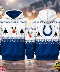 Indianapolis Colts NFL Christmas Game Day Hoodie Shirt, Sports Fans 3D Shirt Indianapolis Colts Nfl Christmas Game Day Hoodie Shirt