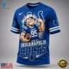 Indianapolis Colts NFL Popeye Bold Cartoon Athletes 3D T Shirt, Sports Fans 3D Shirt Indianapolis Colts Nfl Popeye Bold Cartoon Athletes 3D T Shirt
