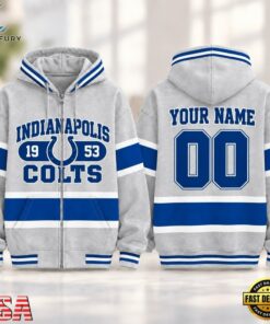 Indianapolis Colts NFL Varsity Stripe Zip Hoodie, Sports Fans 3D Shirt Indianapolis Colts Nfl Varsity Stripe Zip Hoodie