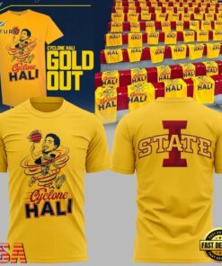 Iowa State Men's Basketball Cyclone Hali Gold Out 2026 3D Shirt, Viral 3D Graphic Tee Iowa State Men S Basketball Cyclone Hali Gold Out 2026 3D Shirt