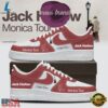 Jack Harlow MONICA Tour 2026 Red Air Force 1 Shoes Sneakers, Music Lover AF1 Shoes Jack Harlow Monica Tour 2026 Red Air Force 1 Shoes Sneakers