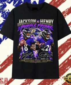Jackson Henry Purple Friday Baltimore Ravens 2026 T Shirt, Trendy 2D Print Shirt Jackson Henry Purple Friday Baltimore Ravens 2026 T Shirt