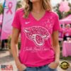 Jacksonville Jaguars 2026 NFL Tackle Breast Cancer V neck T Shirt, NFL Team V Neck Tee Jacksonville Jaguars 2026 Nfl Tackle Breast Cancer V Neck T Shirt