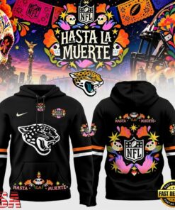 Jacksonville Jaguars Football US Hasta la Muerte 2026 Limited Edition Hoodie Shirt, Viral 3D Graphic Tee Jacksonville Jaguars Football US Hasta LA Muerte 2026 Limited Edition Hoodie Shirt