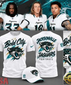 Jacksonville Jaguars Welcome to the BOLD CITY T Shirt, Viral 3D Graphic Tee Jacksonville Jaguars Welcome TO The Bold City T Shirt