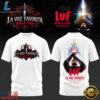 Jay Wheeler La Voz Favorita World Tour White 3D Shirt, Trending Music 3D Tee Jay Wheeler LA Voz Favorita World Tour White 3D Shirt