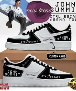 John Summit CTRL ESCAPE Arena Tour 2026 Air Force 1 Shoes Sneakers, Music Lover AF1 Shoes John Summit Ctrl Escape Arena Tour 2026 Air Force 1 Shoes Sneakers