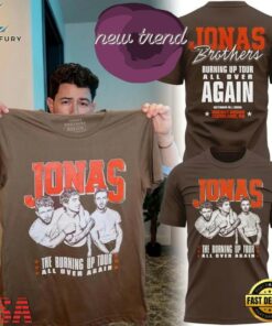 Jonas Brothers The Burning Up All Over Again Cleveland 2026 Tee Shirt, Trending Music 3D Tee Jonas Brothers The Burning UP All Over Again Cleveland 2026 Tee Shirt