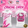 Kansas City Chiefs Breast Cancer Awareness Hello Kitty Tackle Cancer Together 3D Shirt, Viral 3D Graphic Tee Kansas City Chiefs Breast Cancer Awareness Hello Kitty Tackle Cancer Together 3D Shirt