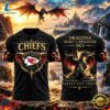 Kansas City Chiefs x Fourth Wing Night 2026 Dragons Make A Brighter Sky 3D Shirt, Viral 3D Graphic Tee 2 Kansas City Chiefs x Fourth Wing Night 2026 Dragons Make A Brighter Sky 3D Shirt, Viral 3D Graphic Tee Kansas City Chiefs X Fourth Wing Night 2026 Dragons Make A Brighter Sky 3D Shirt
