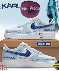 KaRol G Album NO ME ARREPIENTO DE SENTIR TANTO Personalized Air Force 1 Shoes Sneakers, Music Lover AF1 Shoes Karol G Album NO ME Arrepiento DE Sentir Tanto Personalized Air Force 1 Shoes Sneakers