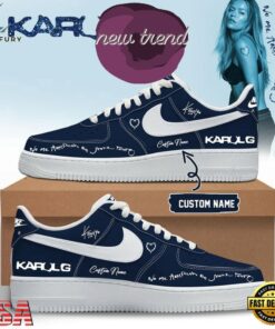 KaRol G Album NO ME ARREPIENTO DE SENTIR TANTO Signed Air Force 1 Shoes Sneakers, Music Lover AF1 Shoes Karol G Album NO ME Arrepiento DE Sentir Tanto Signed Air Force 1 Shoes Sneakers