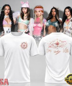 KATSEYE The Wildworld Tour Signed T Shirt, Trending Music 3D Tee Katseye The Wildworld Tour Signed T Shirt