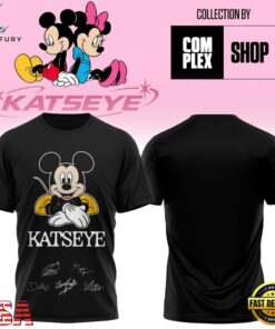 KATSEYE X MICKEY & MINNIE Signed 2026 New Design T Shirt, Trending Music 3D Tee Katseye X Mickey Minnie Signed 2026 New Design T Shirt
