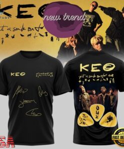 KEO Put A Smile On For Me Tour Signed 2026 Black 3D Shirt, Trending Music 3D Tee Keo Put A Smile ON For ME Tour Signed 2026 Black 3D Shirt