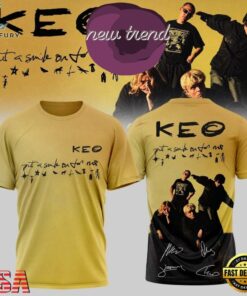 KEO Put A Smile On For Me Tour Signed 2026 Yellow T Shirt, Trending Music 3D Tee Keo Put A Smile ON For ME Tour Signed 2026 Yellow T Shirt