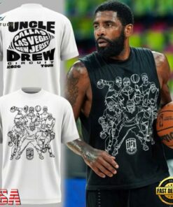 Kyrie Irving Uncle Drew Circuit Tour 2026 White T Shirt, Viral 3D Graphic Tee Kyrie Irving Uncle Drew Circuit Tour 2026 White T Shirt