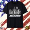 Las Vegas Aces 2026 City Skyline Players List Graphic T Shirt, Trendy 2D Print Shirt Las Vegas Aces 2026 City Skyline Players List Graphic T Shirt