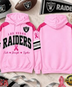 Las Vegas Raiders 2026 NFL Breast Cancer Awareness Game Day Hoodie Shirt, Sports Fans 3D Shirt Las Vegas Raiders 2026 Nfl Breast Cancer Awareness Game Day Hoodie Shirt