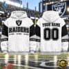Las Vegas Raiders 2026 NFL Gridiron Heritage Varsity Hoodie, Sports Fans 3D Shirt Las Vegas Raiders 2026 Nfl Gridiron Heritage Varsity Hoodie