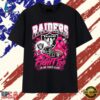Las Vegas Raiders Fight Too No One Fights Alone Breast Cancer Awareness T Shirt, Trendy 2D Print Shirt Las Vegas Raiders Fight Too NO One Fights Alone Breast Cancer Awareness T Shirt