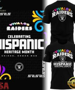 Las Vegas Raiders Hispanic Heritage Month 2026 T Shirt, Viral 3D Graphic Tee Las Vegas Raiders Hispanic Heritage Month 2026 T Shirt